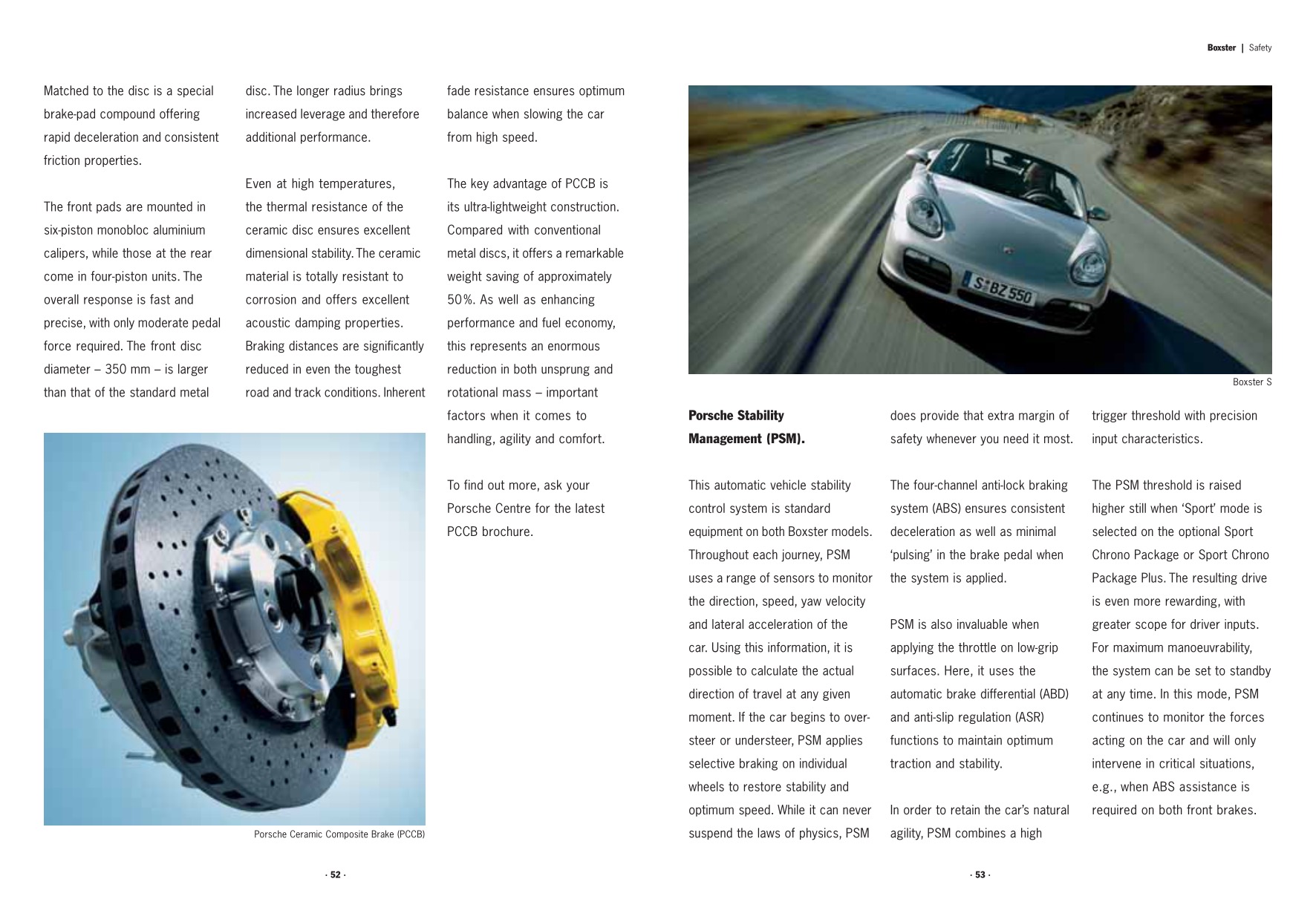 2007 Porsche Boxster Brochure Page 19